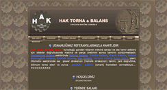 Desktop Screenshot of haktornabalans.com